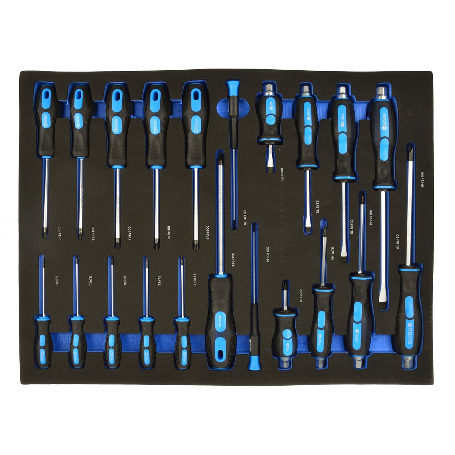 SZERSZÁMOS SZEKRÉNY – SZERSZÁMOS KOCSI TÁLCA CSAVARHÚZÓKKAL 21 DB GEKO