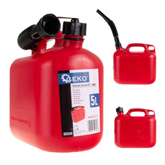 MŰANYAG KANNA TÖLCSÉRREL 5L GEKO