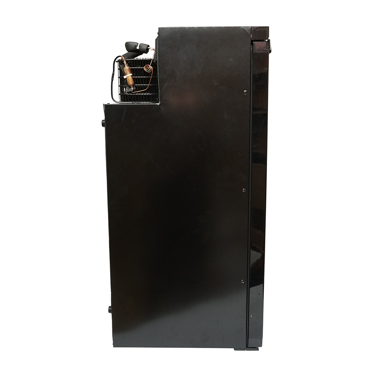 Autós hűtőszekrény kompresszorral, 80W, 92.9L kapacitás, 12–24–220V tápfeszültség, LCD kijelző, 418x504x975 mm, CR90 AUTOSPEED