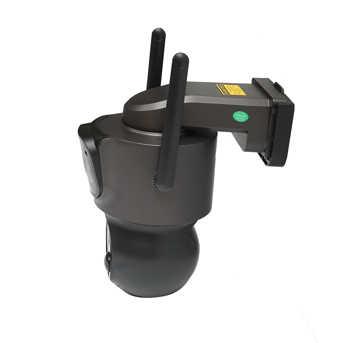 Dupla lencsés megfigyelő kamera, 4 MP, 7.6W napelemmel, 18650 mAh gyors­töltésű akkumulátorral, WIFI 2.4 GHz, 360° forgatható PTZ, mozgásérzékelővel, PIR emberi jelenlét érzékeléssel, riasztással, éjjellátással és iCSee alkalmazással