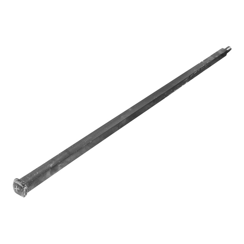 Négyzetes tárcsatengely lengyel fűkaszához 36x36 mm, hossz 1575 mm, M29 menettel, C+F kivitelben