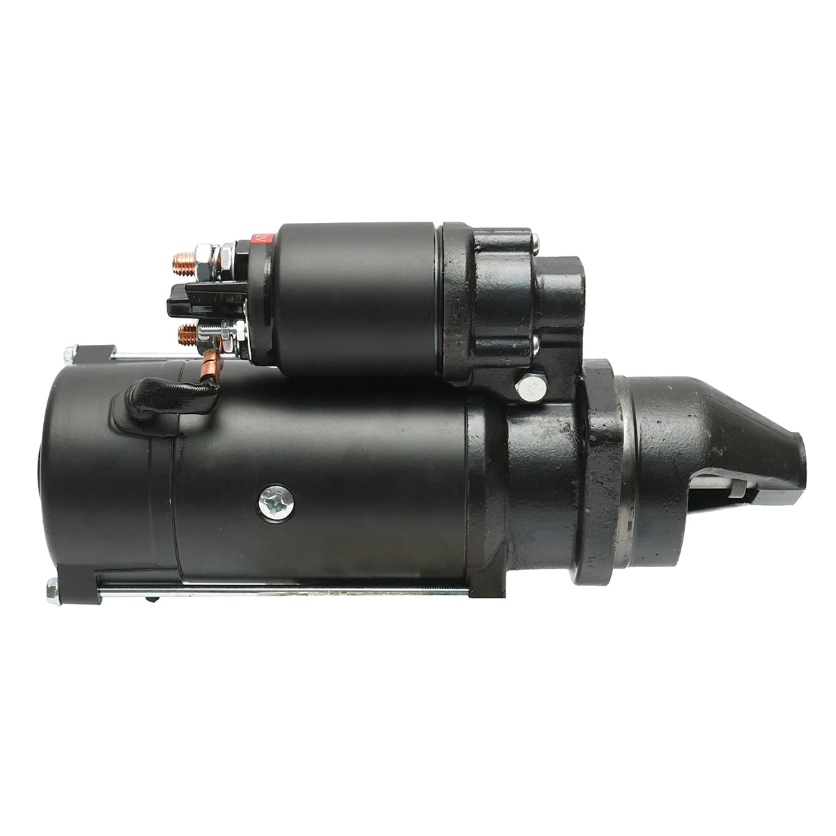 Villanymotor 12V, 3,4 kW, 320 mm, Iskra típus John Deere-hez, OEM kód: AL110597