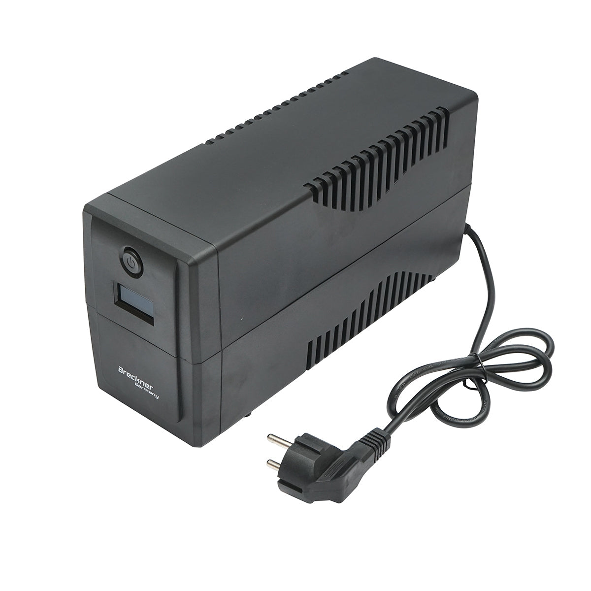 UPS 800VA/480W 9Ah akkumulátorral és 2 shuko aljzattal, LCD, USB, AVR Breckner Germany