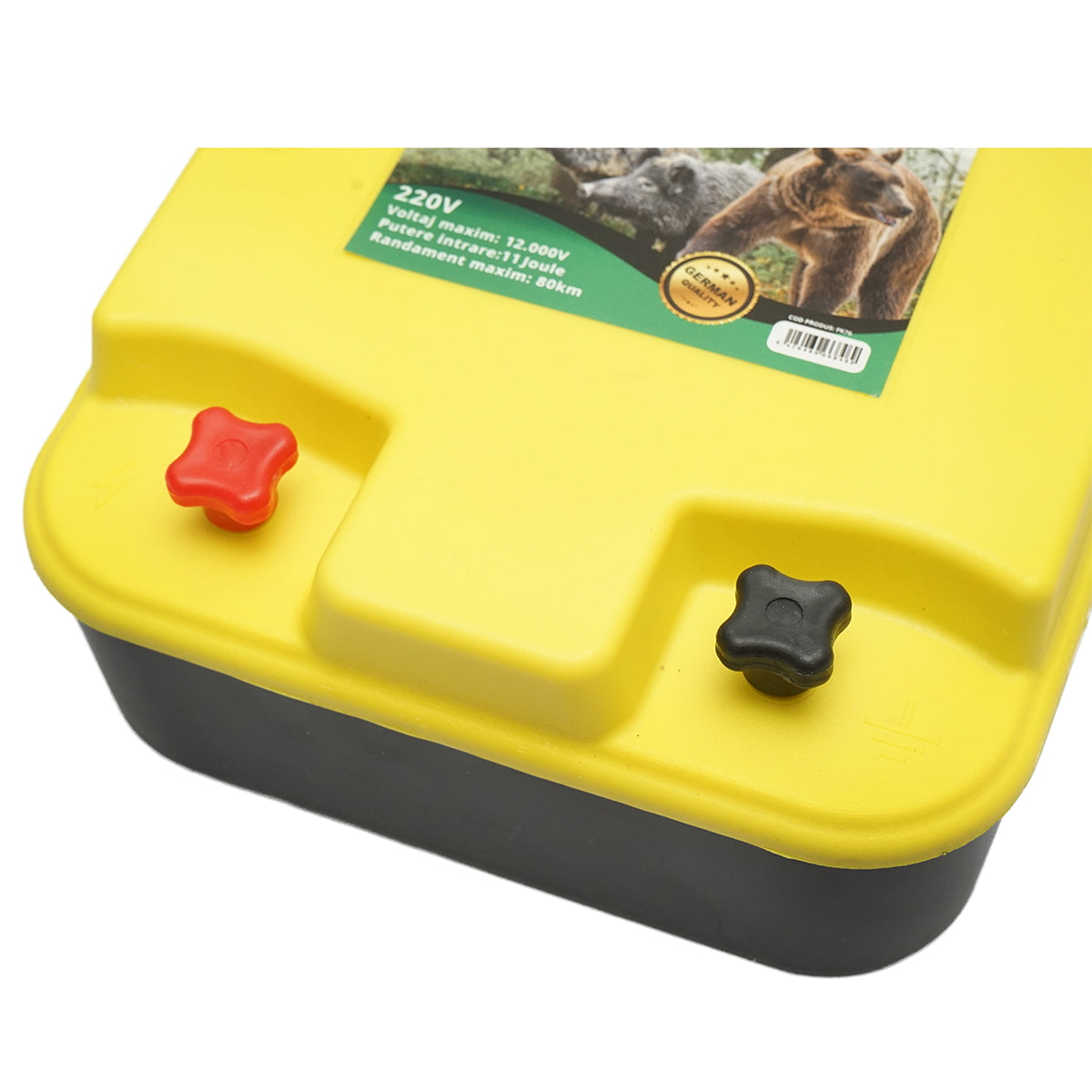 Impulzusgenerátor elektromos kerítéshez, 11 Joule, 80 km hatótáv, 12 V / 220 V, Breckner Germany