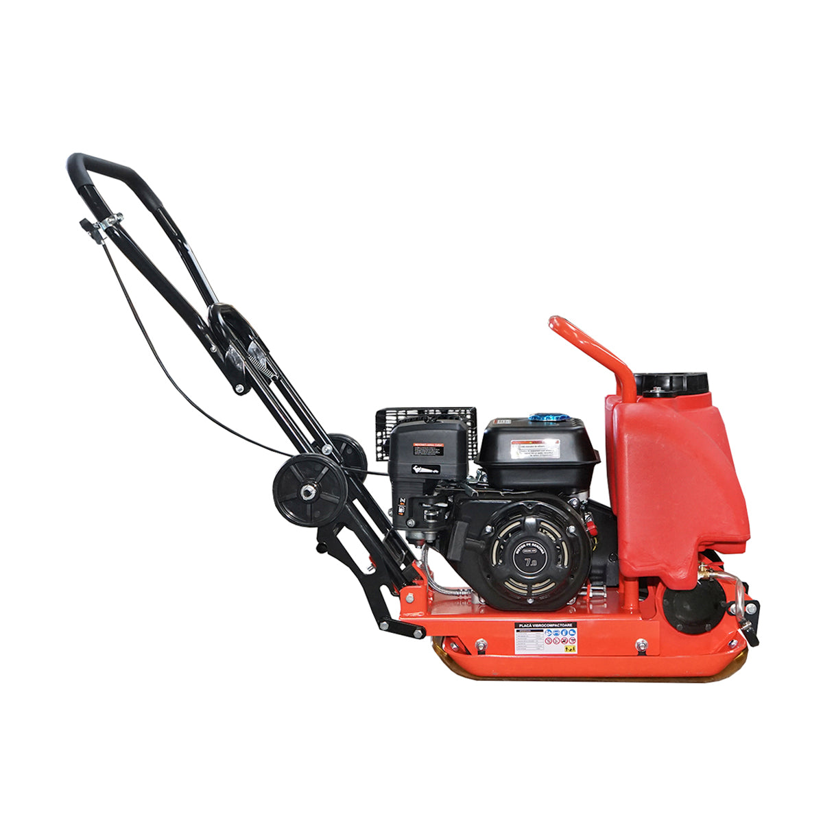 Lapvibrátor C60, 510×370 mm munkafelülettel, Euro 5 szabványú motorral, 196 cm³ / 7 LE, 5900 ford./perc, 58 kg, víztartállyal, Breckner Germany