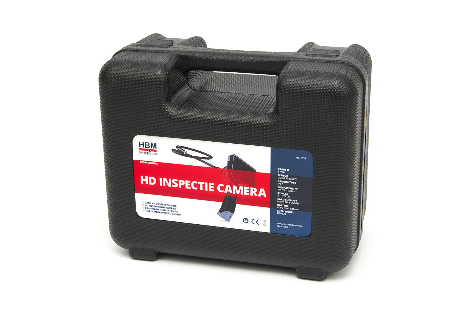 5 hüvelykes endoszkópkamera LCD kijelzővel