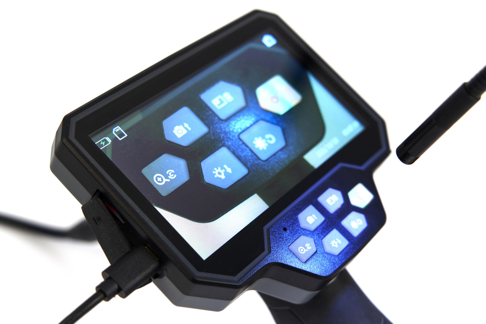 5 hüvelykes endoszkópkamera LCD kijelzővel