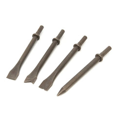 VÉSŐ KÉSZLET PNEUMATIKUS VÉSŐKALAPÁCSHOZ 2 AZ 1-BEN 4 DB HBM 170 MM SZÉNACÉL