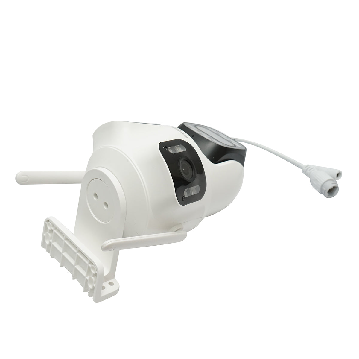 Felügyeleti kamera, 3 lencsével, 3 db 8 MP objektív, dupla CPU vezérlés, P2P WIFI 2.4G, PTZ, mozgásérzékelő, riasztás, éjjellátás, AI emberi jelenlét felismerés, iCSee alkalmazás
