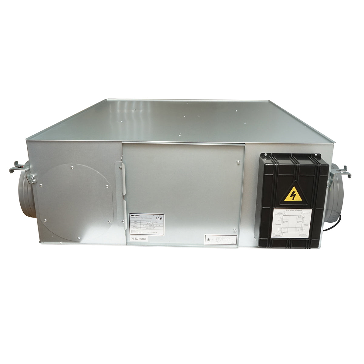 Hővisszanyerő szellőztető készülék, mennyezeti beépítés 500m3/h, 165W, 220V CFA500C