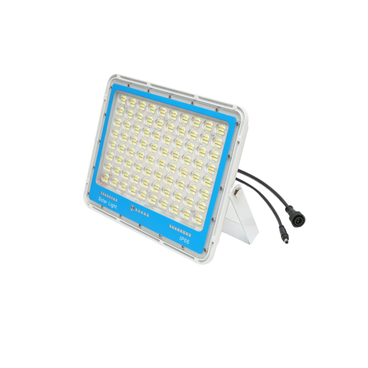 Megfigyelő kamera 300 W-os LED-es reflektorral, akkumulátorral, 60 W-os napelemmel és távirányítóval Breckner Germany