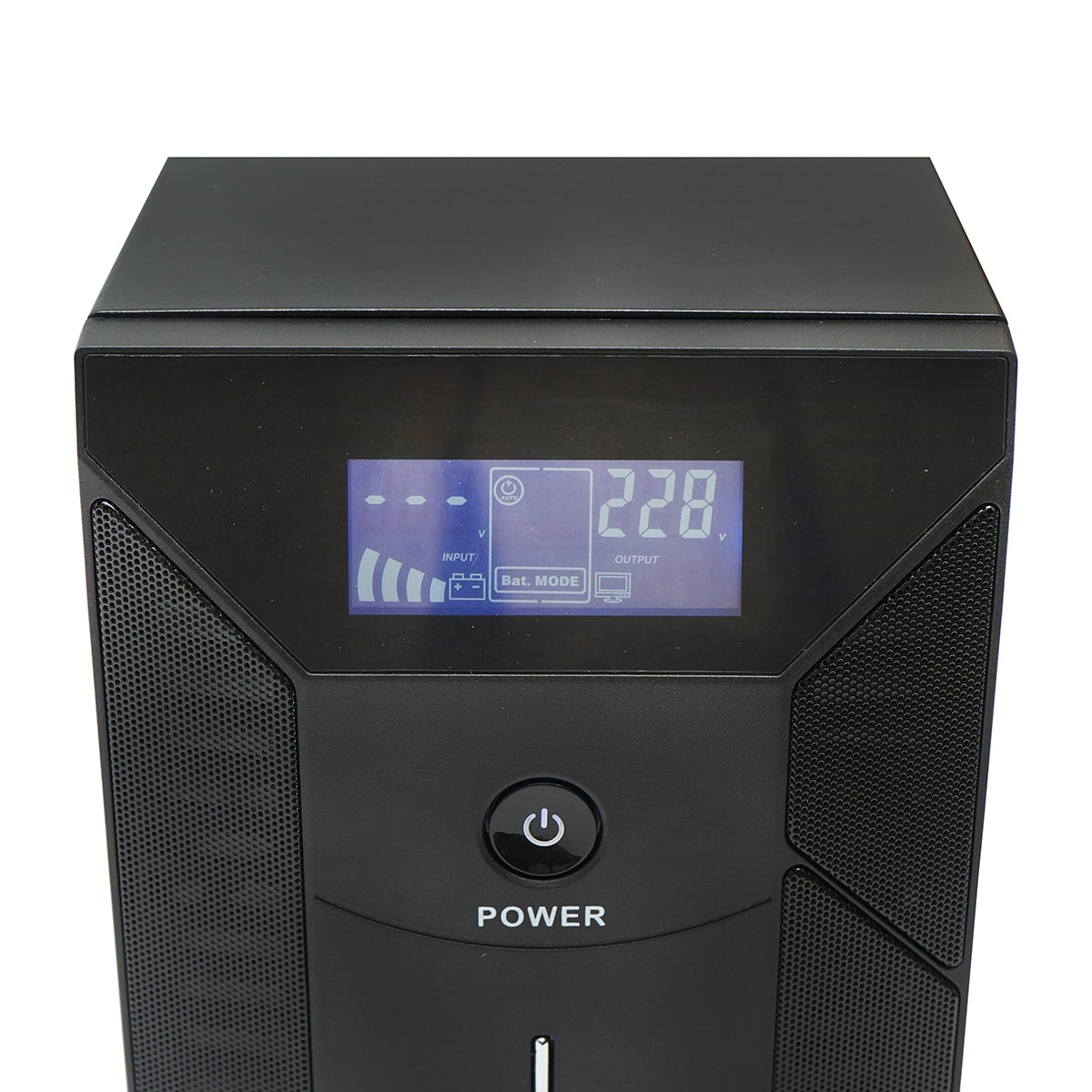 UPS 3000VA/1800W 4x9Ah akkumulátorokkal és 3 shuko aljzattal, LCD, USB, AVR Breckner Germany