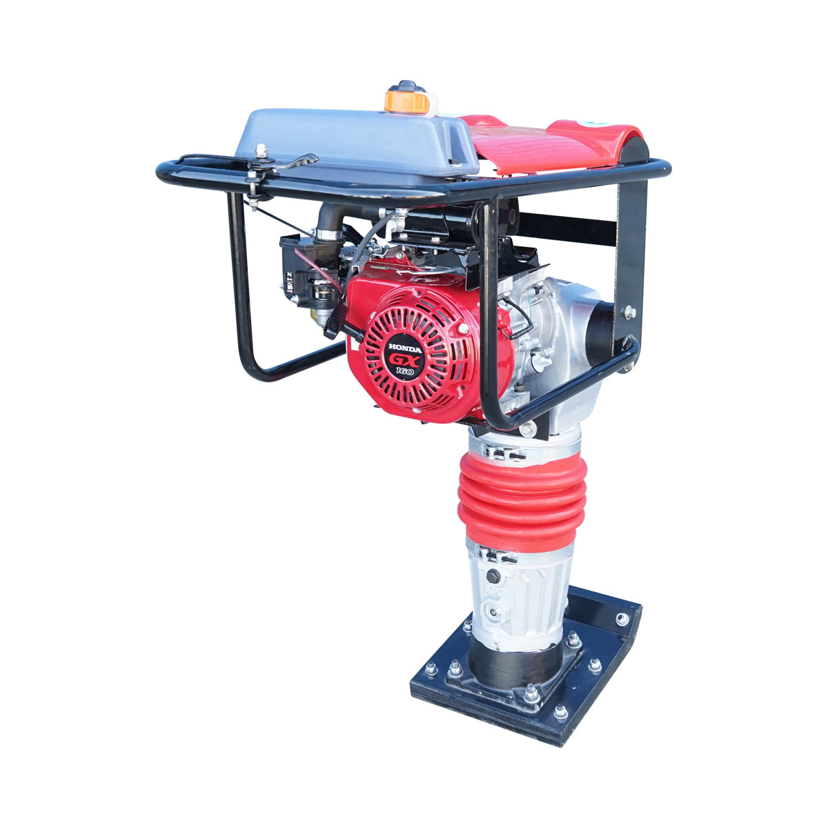 Döngölő HCR80, 280×300 mm munkafelülettel, 7 LE-s Honda benzines motorral, 55 Nm nyomaték, 85 kg, Thor