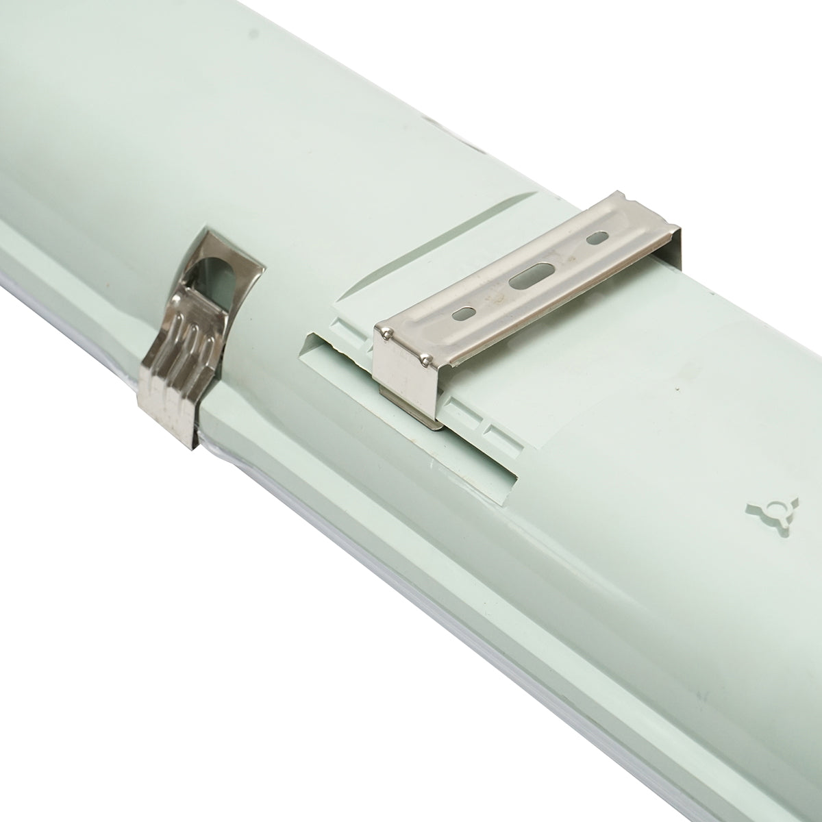 LED világítótest fluoreszkáló csőhöz, 2x58W, 220V, 1560x130x90 mm, IP65, Breckner Germany