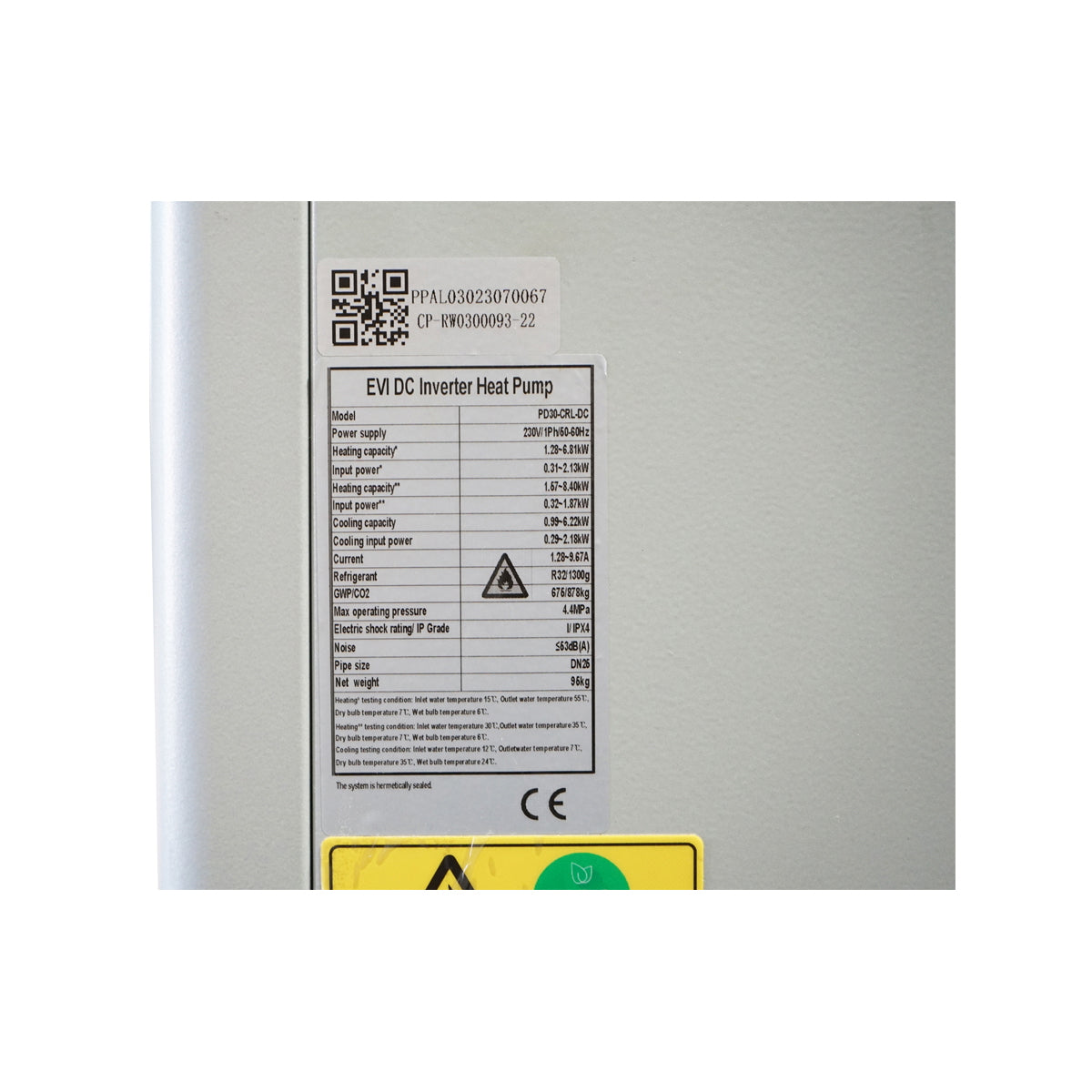 MONOBLOKK LEVEGŐ HŐSZIVATTYÚ 8,4KW, 220V IPX4 POOL WORLD