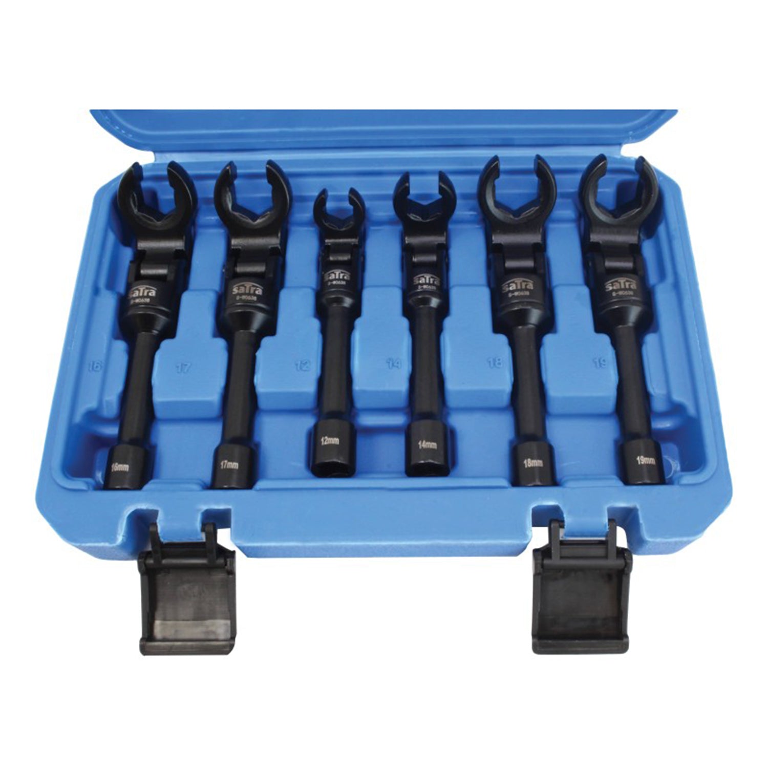 DUGÓKULCS KÉSZLET CSUKLÓS CSŐKULCCSAL 3/8" 12-19 MM 6 DB
