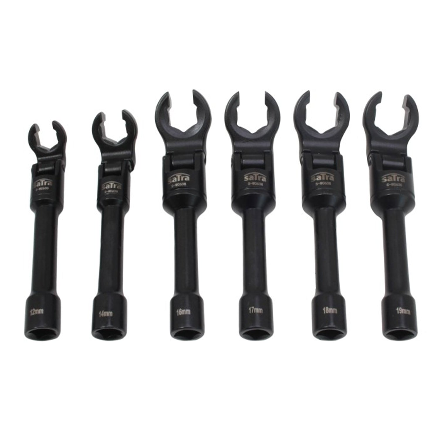 DUGÓKULCS KÉSZLET CSUKLÓS CSŐKULCCSAL 3/8" 12-19 MM 6 DB