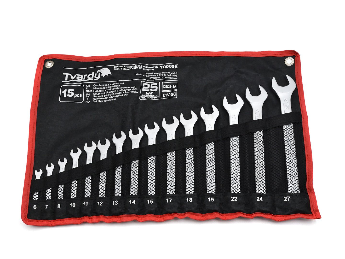 CSILLAG-VILLÁSKULCS KÉSZLET 6-27 MM 15 DB TVARDY