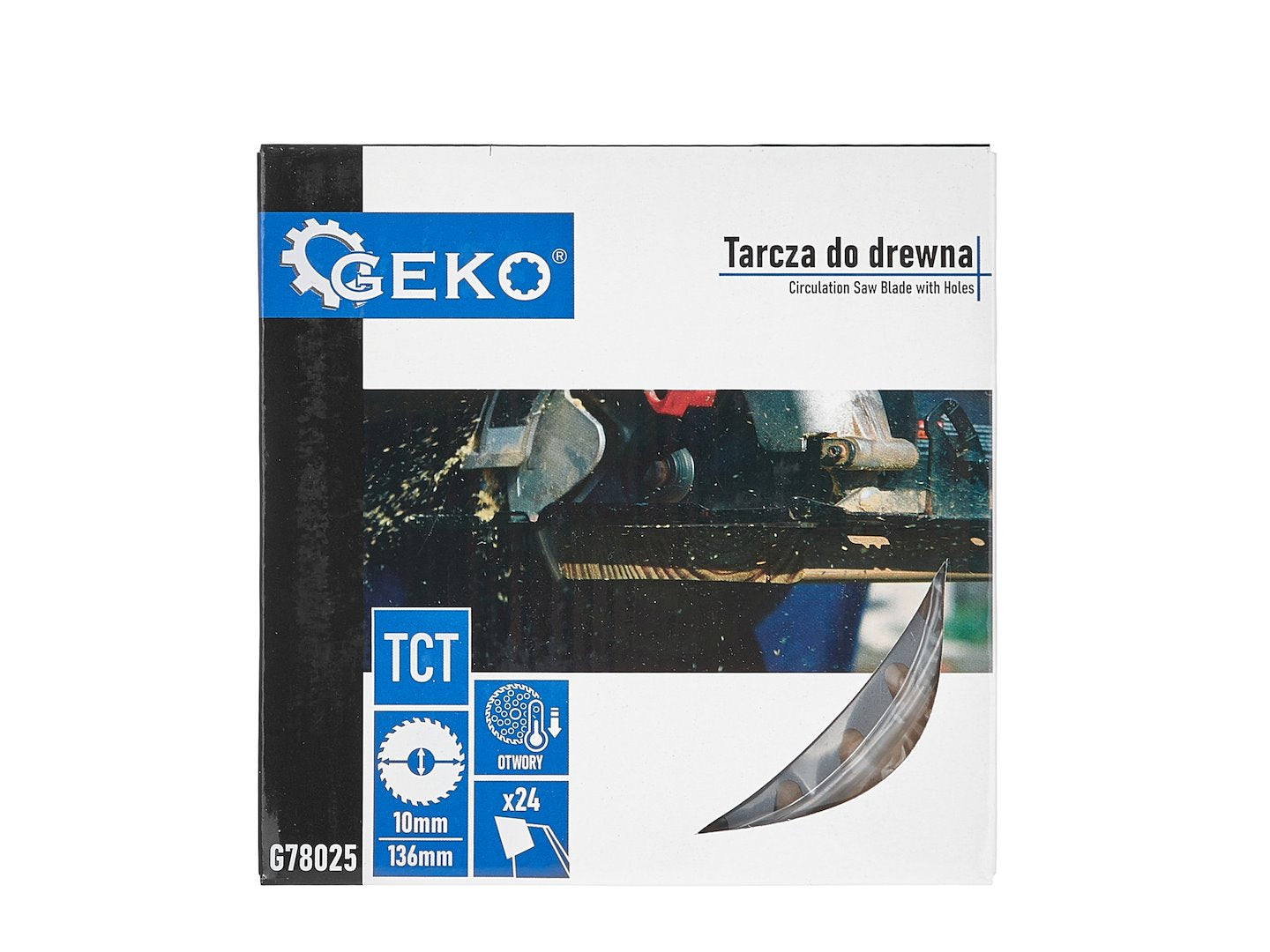 VIDIÁS KÖRFŰRÉSZLAP FAANYAG VÁGÁSÁHOZ 136 × 10 MM 24 FOG