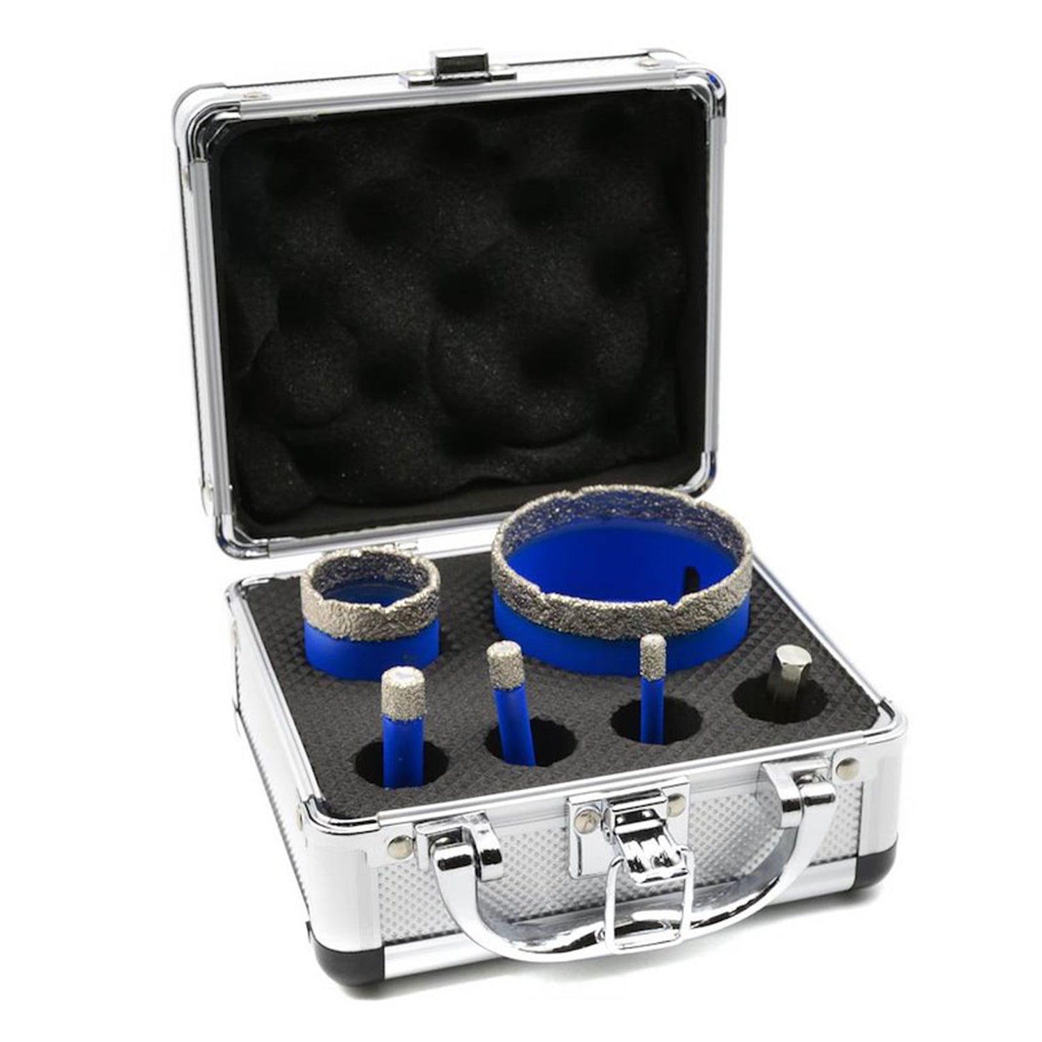 GYÉMÁNT LYUKFÚRÓ KÉSZLET CSEMPÉHEZ ÉS KERÁMIÁHOZ 6–68 MM 6 DB GEKO