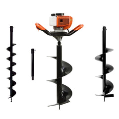 MOTROS FÖLDFÚRÓ 3 FÚRÓSZÁRRAL 62  CM³ 1.4 KW GEKO