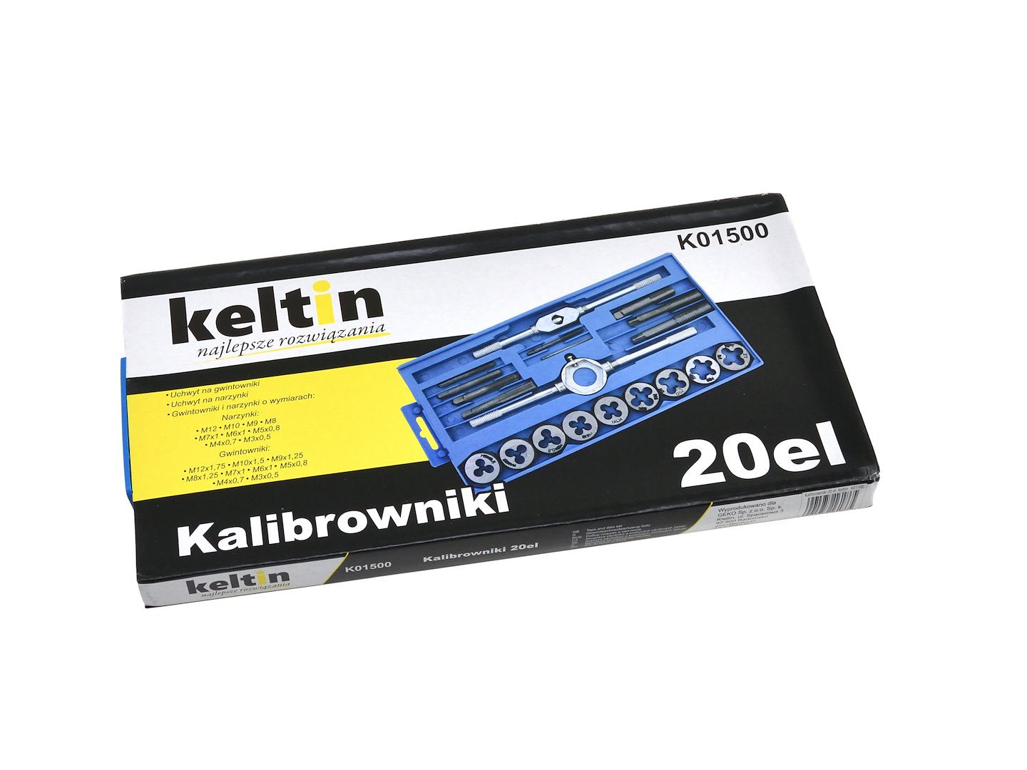 MENETVÁGÓ KÉSZLET M3–M12 20 DB GEKO