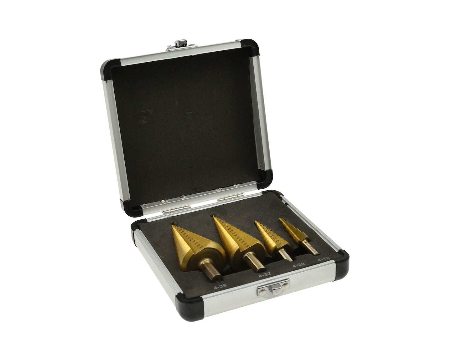 LÉPCSŐS LYUKFÚRÓ KÉSZLET HSS TIN 4 DB GEKO