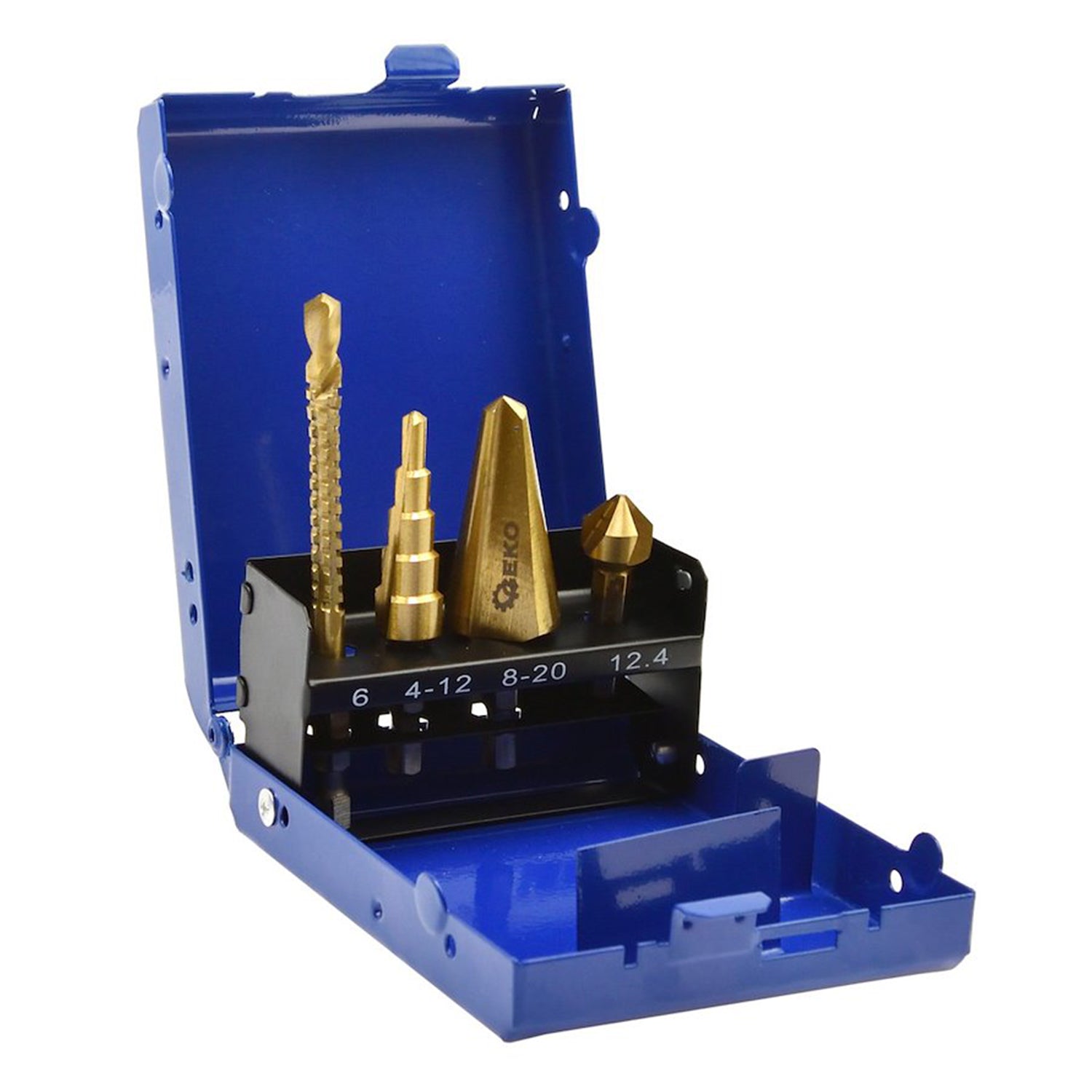 UNIVERZÁLIS FÚRÓSZÁR KÉSZLET HSS TiN HEX 4 DB GEKO