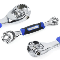 48 AZ 1-BEN UNIVERZÁLIS MULTIFUNKCIÓS KULCS 360°-BAN FORGATHATÓ FEJJEL CRV ACÉLBÓL