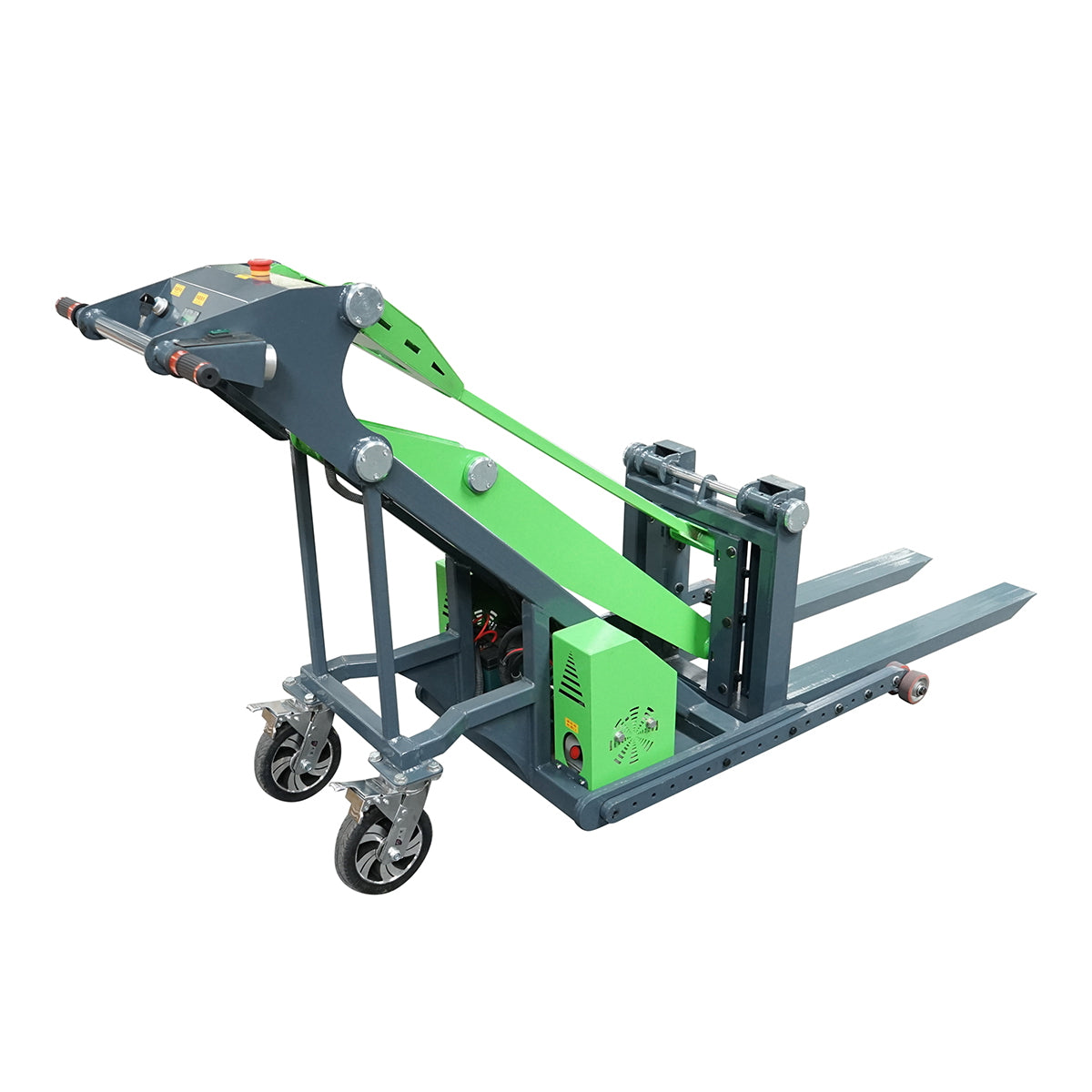 ELEKTROMOS RAKLAP EMELŐ 24V 24V MAXIMÁLIS TERHELÉS 650 KG, EMELÉSI MAGASSÁG 1500MM, 950 MM VILLÁVAL THOR