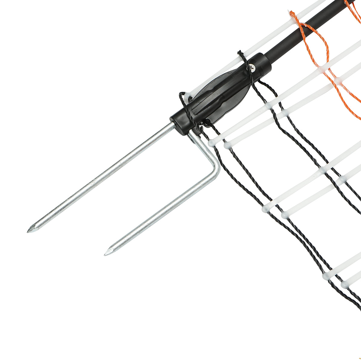 Elektromos kerítésháló, 60 cm × 50 m, dupla lábbal, ellenállás 1,6 Ohm/m, Breckner Germany