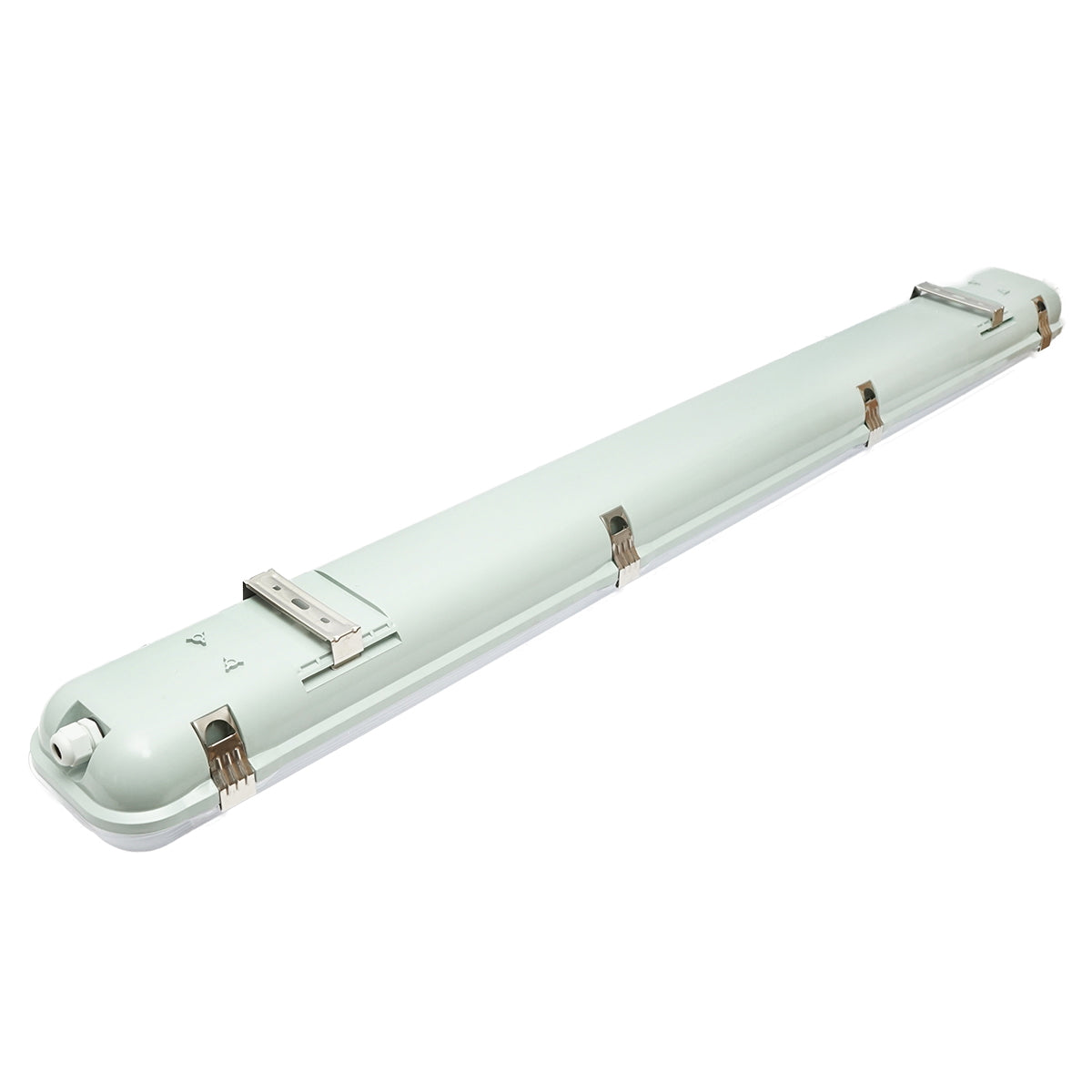 LED világítótest fluoreszkáló csőhöz, 2x36W, 220V, 1270x130x90 mm, IP65, Breckner Germany