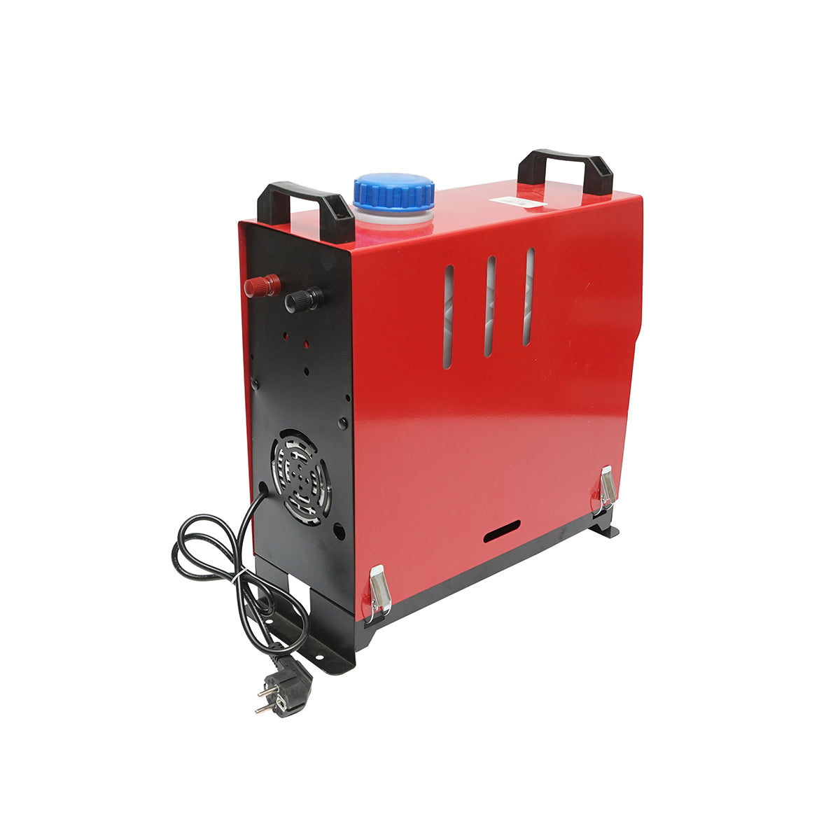 Sirocou, hordozható állóhelyzeti fűtés 12–24/220V, 5KW, LCD kijelzővel, távirányítóval és Kyocera izzítógyertyával, Breckner Germany, 0,12 - 0,54 L / h