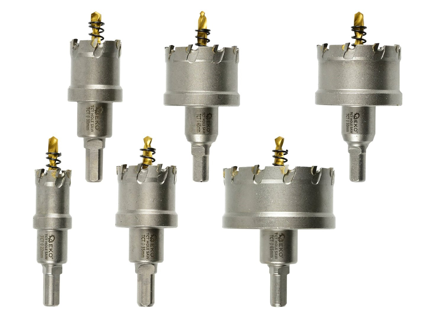 LYUKFÚRÓ KÉSZLET TCT 22–65 MM 6 DB GEKO