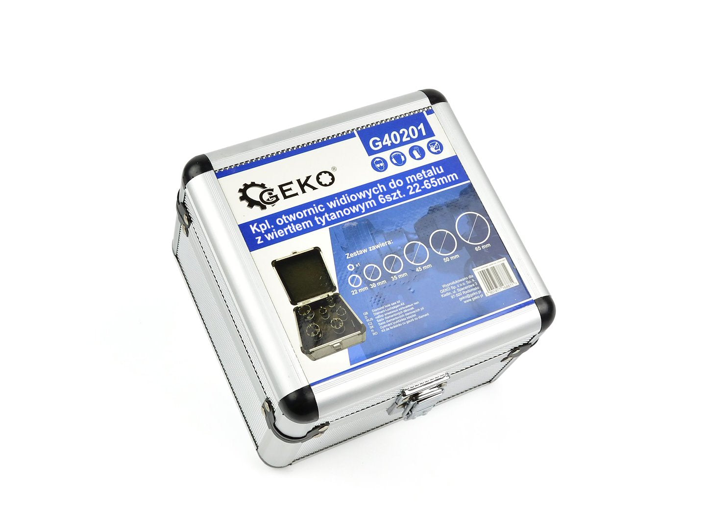 LYUKFÚRÓ KÉSZLET TCT 22–65 MM 6 DB GEKO