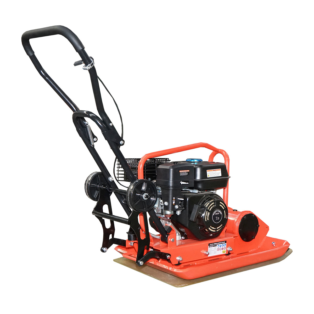 Lapvibrátor C100-A, 690×460 mm munkafelülettel, Euro 5 szabványú motorral, 196 cm³ / 6,5 LE, 5400 ford./perc, 106 kg, Breckner Germany