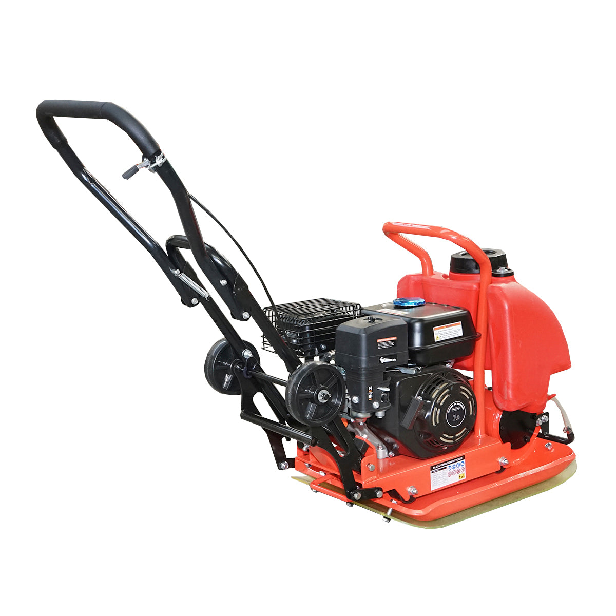 Lapvibrátor C90-B, 540×420 mm munkafelülettel, Euro 5 szabványú motorral, 196 cm³ / 6,5 LE, 5500 ford./perc, 80 kg, víztartállyal, Breckner Germany