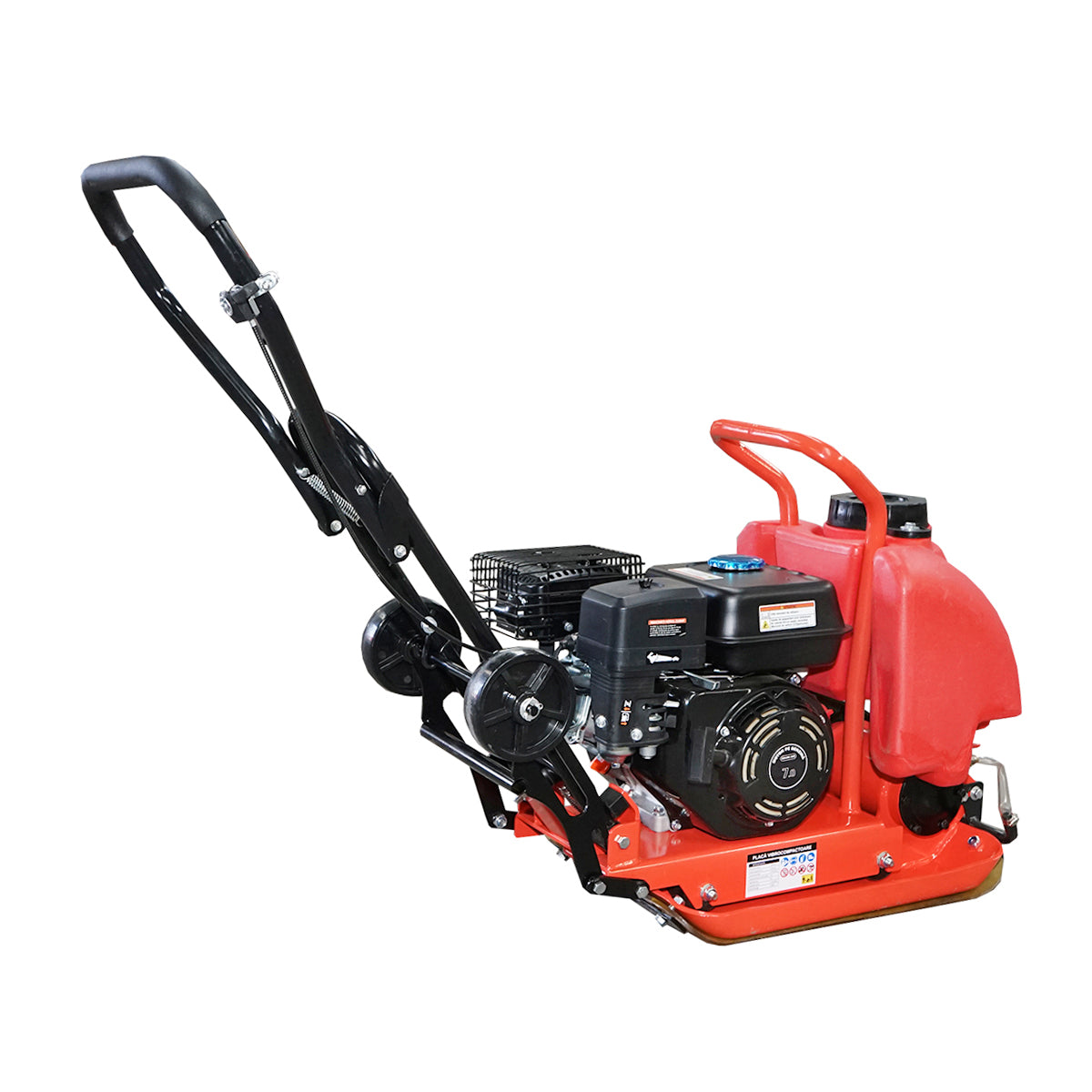 Lapvibrátor C60, 510×370 mm munkafelülettel, Euro 5 szabványú motorral, 196 cm³ / 7 LE, 5900 ford./perc, 58 kg, víztartállyal, Breckner Germany