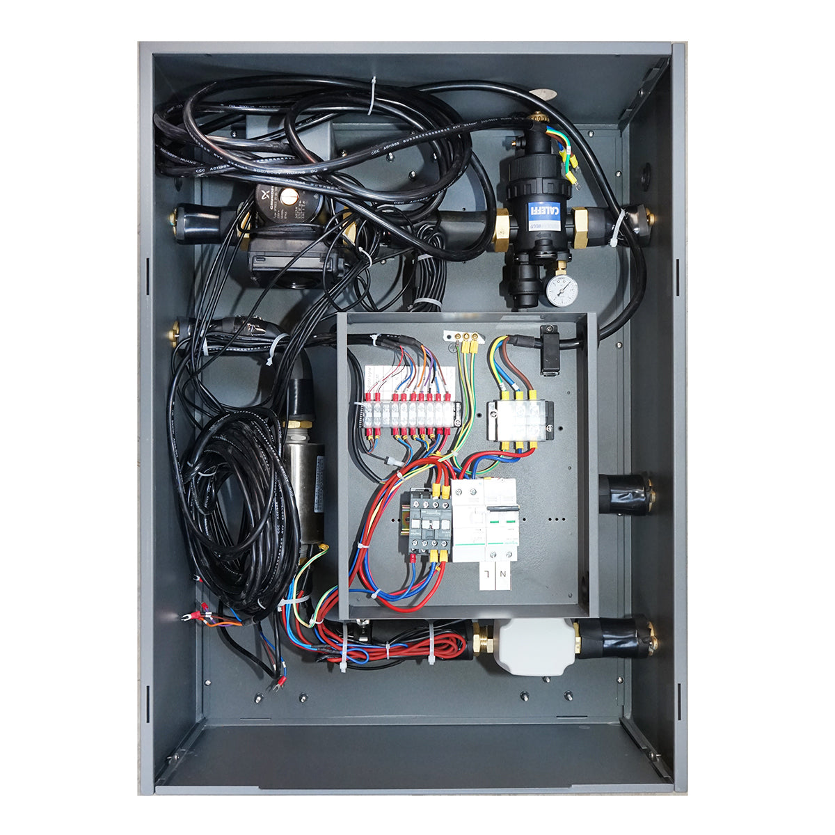Monoblokkos levegő-víz hőszivattyú, 9.5 kW, 220V, telepítési készlettel, SPRSUN
