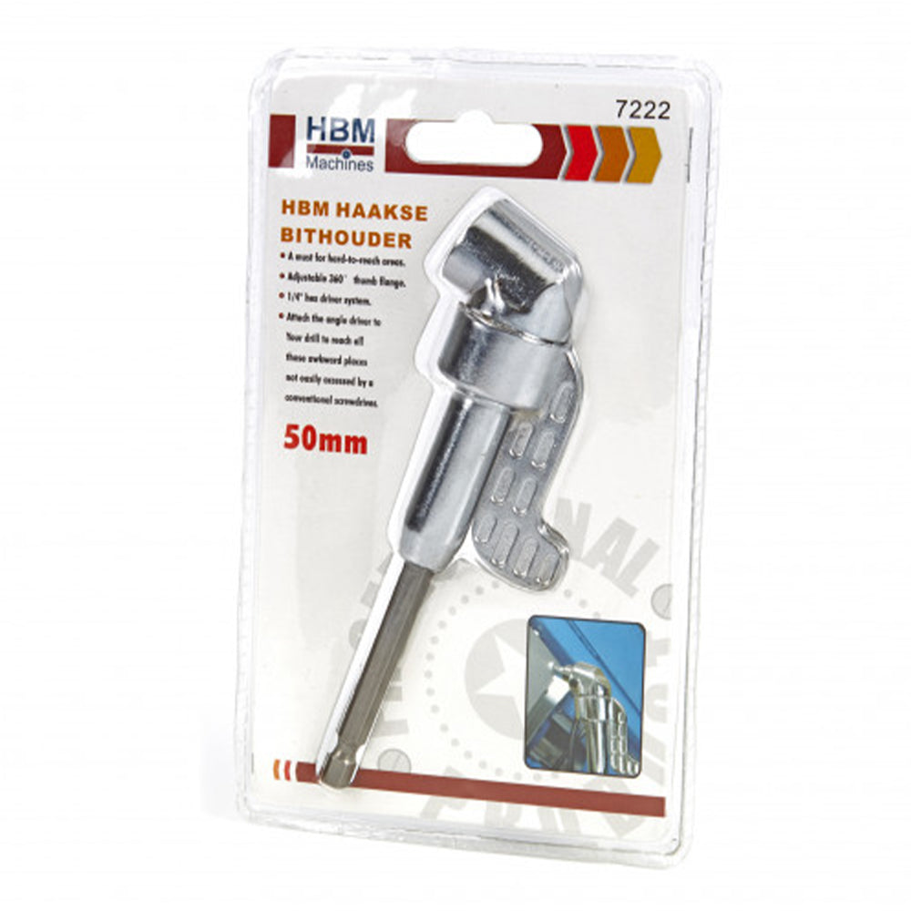 90 fokos fúrótartó adapter bitekhez 50 mm-es fúrógéphez HBM