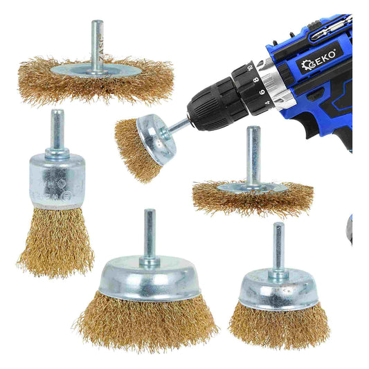 DRÓTKEFE KÉSZLET FÚRÓHOZ 5 DB GEKO