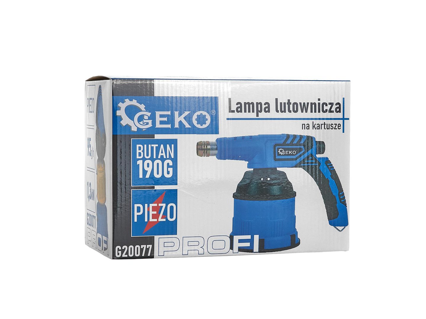 GÁZÉGŐ PIEZO GYÚJTÁSSAL 190G 1200°C GEKO
