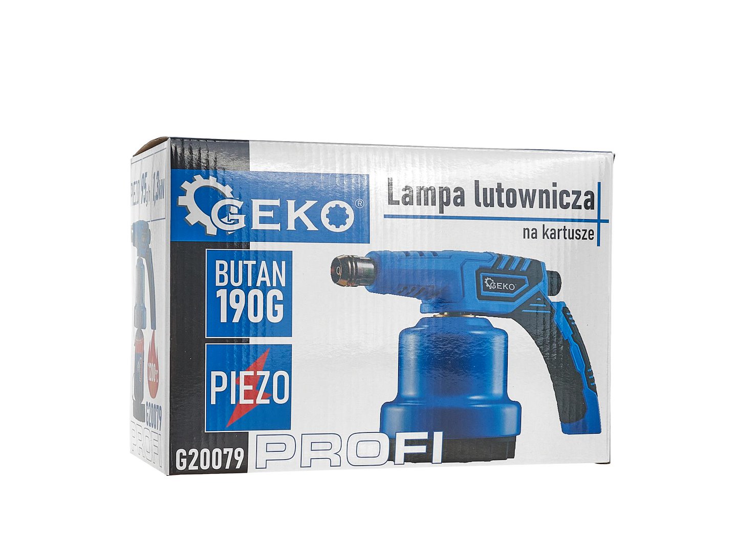 GÁZÉGŐ PIEZO GYÚJTÁSSAL FÉMHEZ 190G 1200°C GEKO