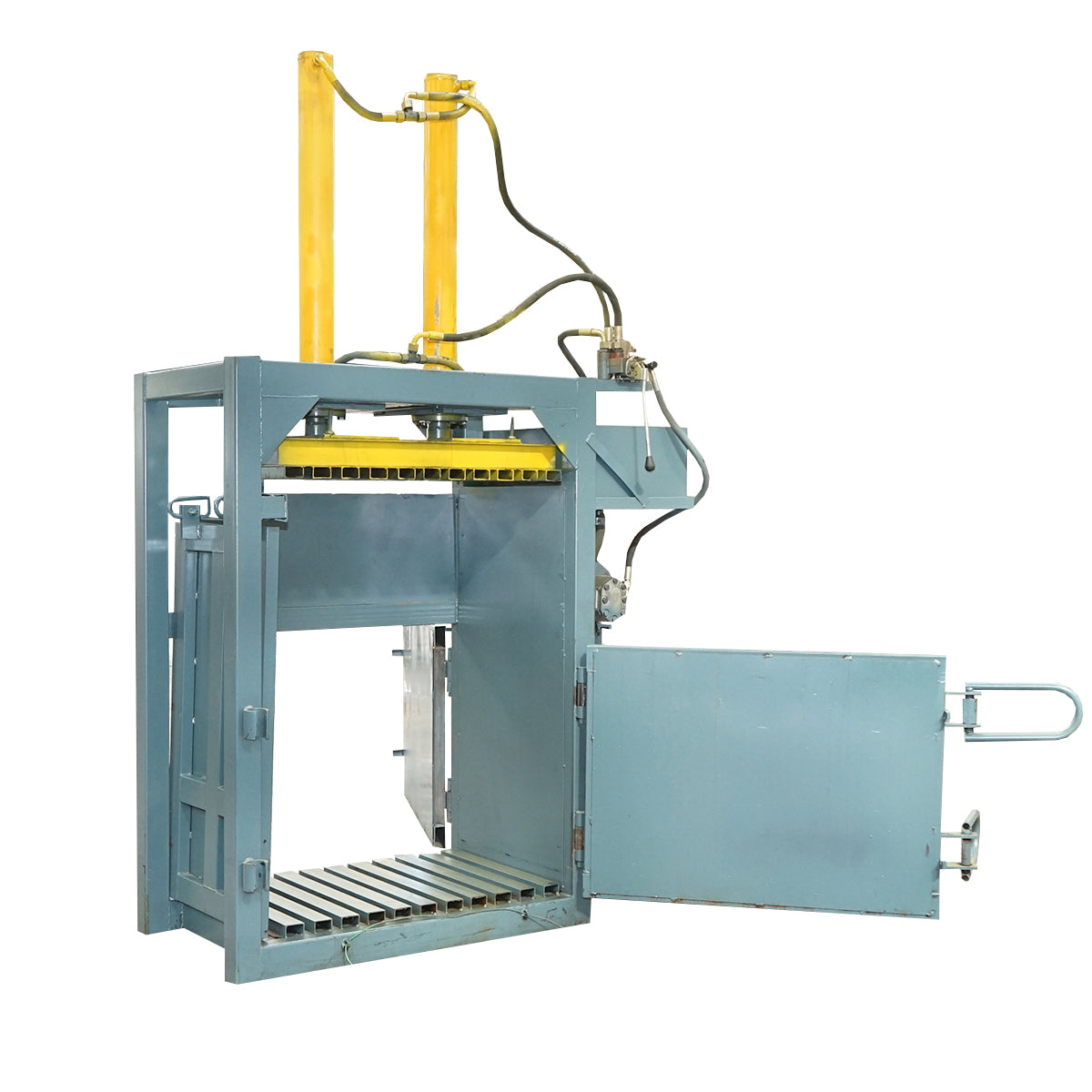 Kartondaráló présgép, 11 kW, 130–150 kg kapacitás, 900 mm dugattyúhossz