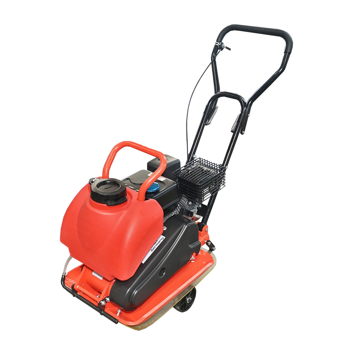Lapvibrátor C90-B, 540×420 mm munkafelülettel, Euro 5 szabványú motorral, 196 cm³ / 6,5 LE, 5500 ford./perc, 80 kg, víztartállyal, Breckner Germany