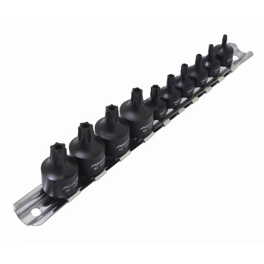 GÉPI TORX BIT KÉSZLET 1/4″ ÉS 3/8″ ÜREGES