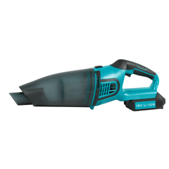 Hordozható porszívó hosszabbítóval és kefével 600 ml űrtartalommal 18V