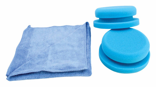 MIKROSZÁLAS TÖRLŐKENDŐ ÉS SZIVACS KÉSZLET AUTÓ FÉNYEZÉSHEZ