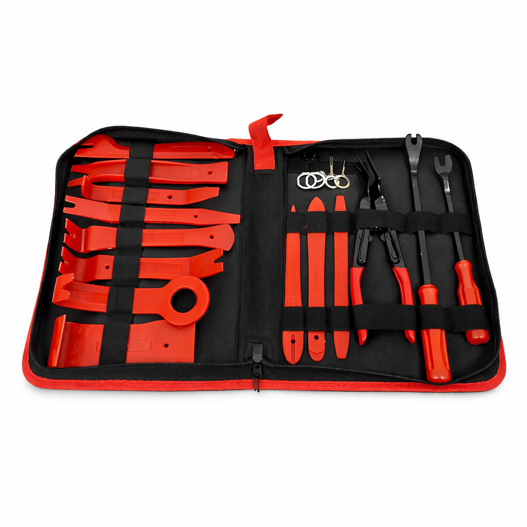 KÁRPIT ÉS RÁDIÓ SZERELŐ KÉSZLET 20 DB GEBO TOOLS