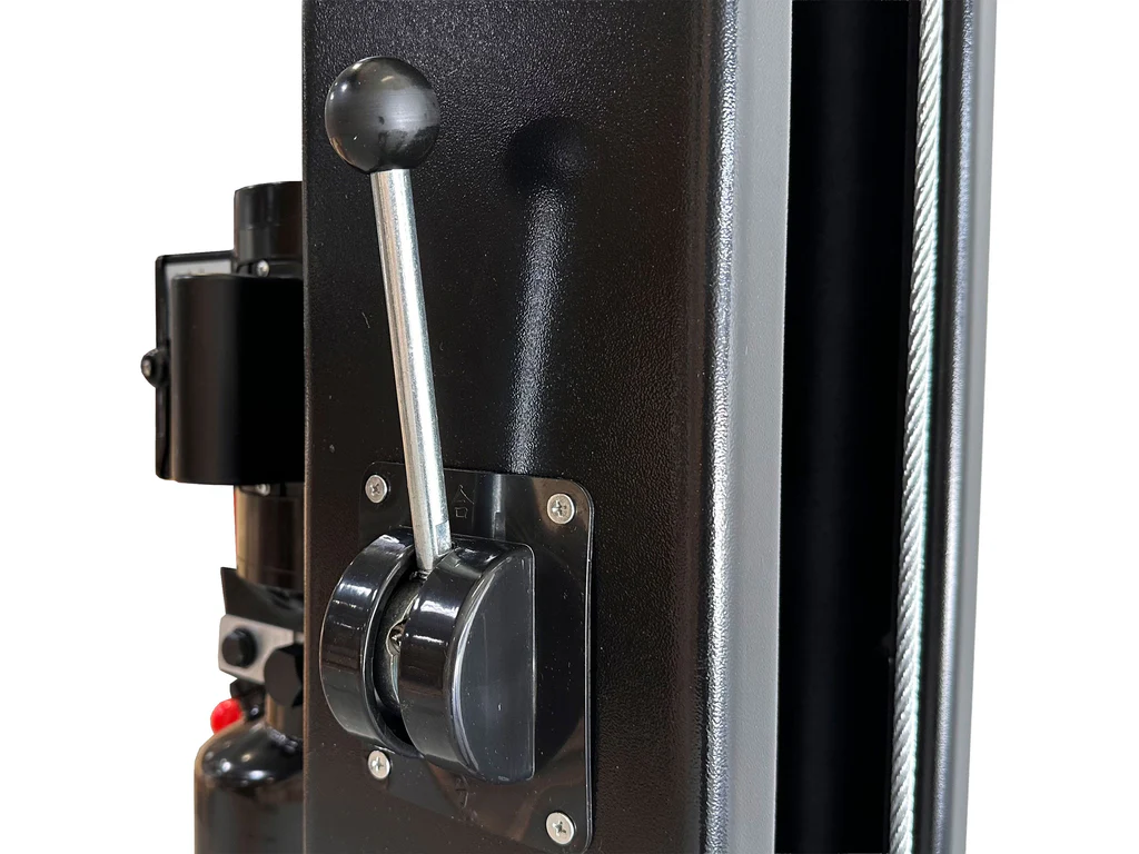 KÉTOSZLOPOS - CSÁPOS EMELŐ 4 T MANUÁLIS 230 V +  P-160 LÉGKULCS 1/2" 1500 NM